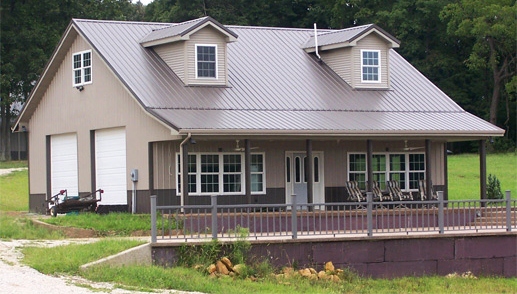 Metal Pole Barn Home Plans